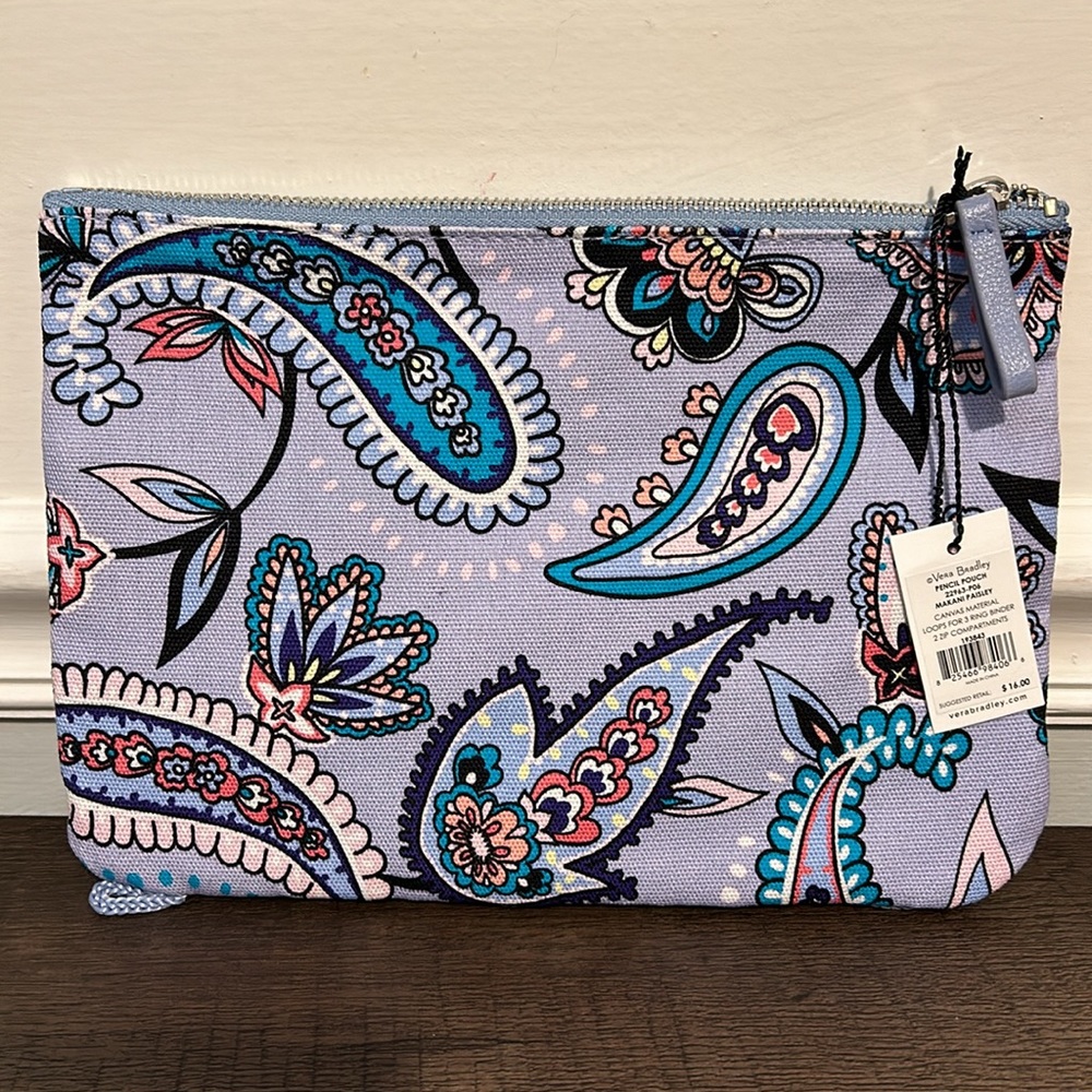 🎄5/$50 Gifts🎄 New! Vera Bradley Pencil Pouch, Highlighters, & Pencil Set - Picture 3 of 6